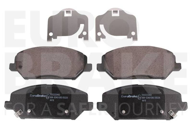 EUROBRAKE Brake Pad Set, disc brake