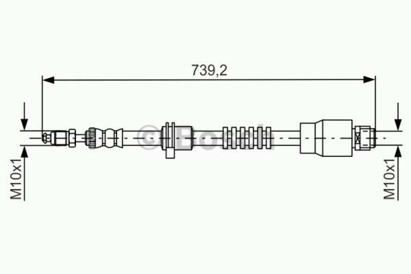 BOSCH Bremsschlauch