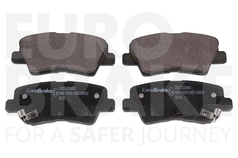 EUROBRAKE Brake Pad Set, disc brake