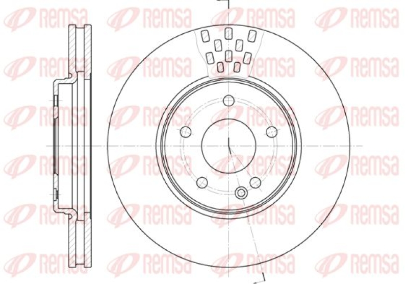 2x KAWE Brake Disc