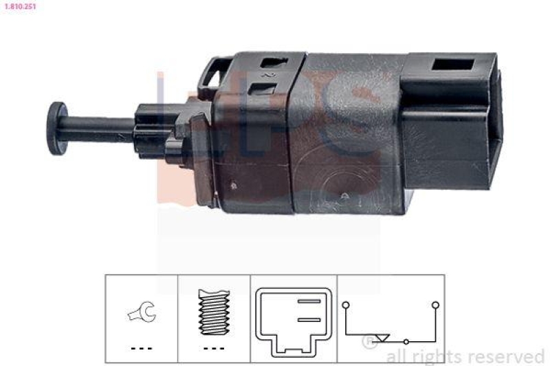 EPS Bremslichtschalter Made in Italy - OE Equivalent