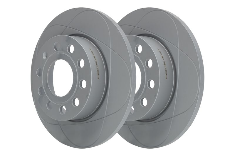 ATE Powerdisc +Bremsbeläge hinten Ø256mm passend für VW Golf 5 Audi A3 Sportback