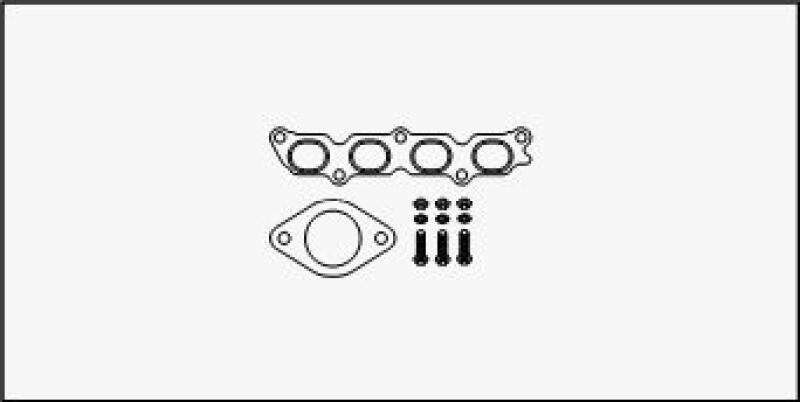 HJS Mounting Kit, catalytic converter