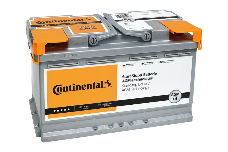 CONTINENTAL Starter Battery START-STOP-BATTERY AGM