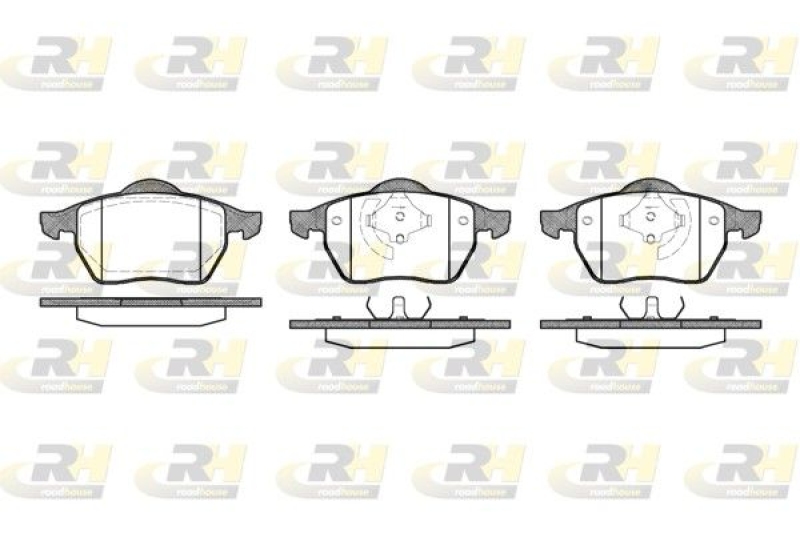 ROADHOUSE Brake Pad Set, disc brake