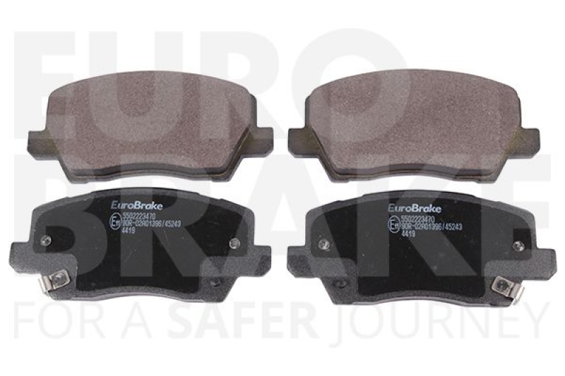 EUROBRAKE Brake Pad Set, disc brake