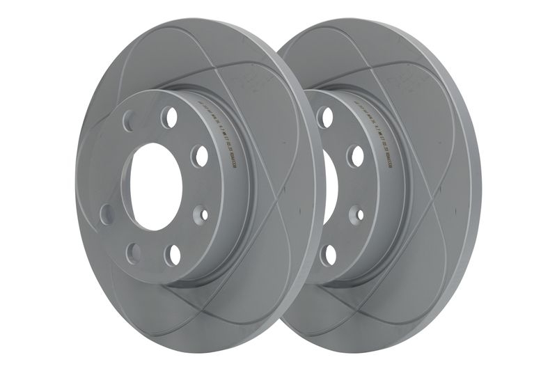 2x ATE Powerdisc Bremsscheiben Ø236mm + Beläge vorne passend für Opel Corsa B