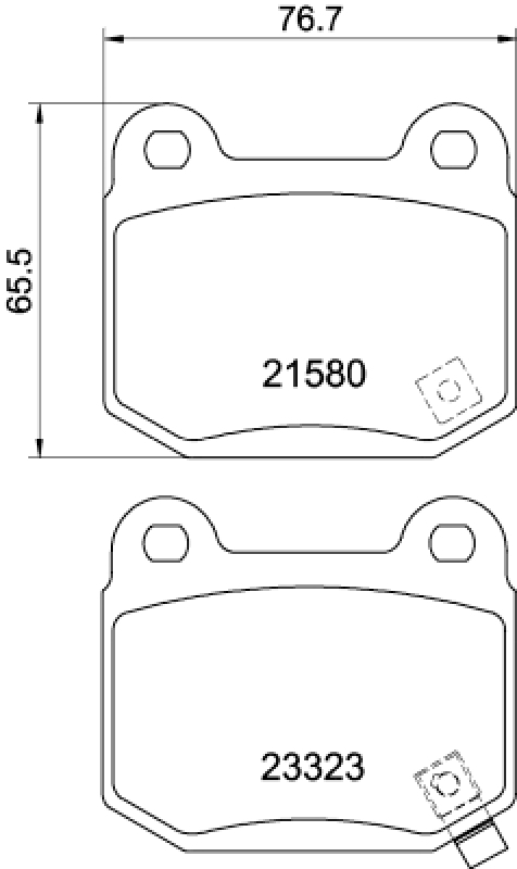 HELLA Brake Pad Set, disc brake