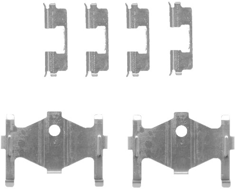 HELLA Accessory Kit, disc brake pad