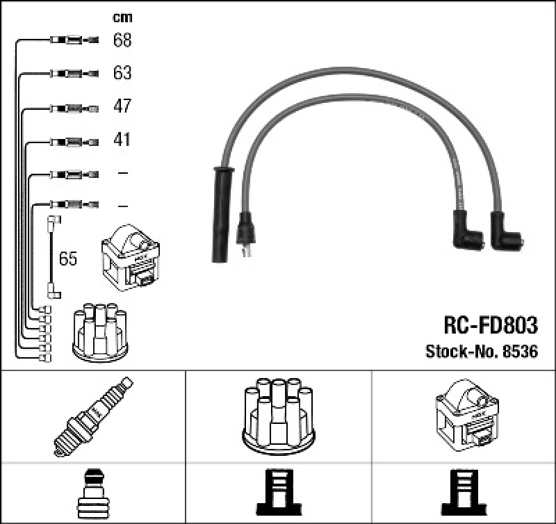 NGK Ignition Cable Kit