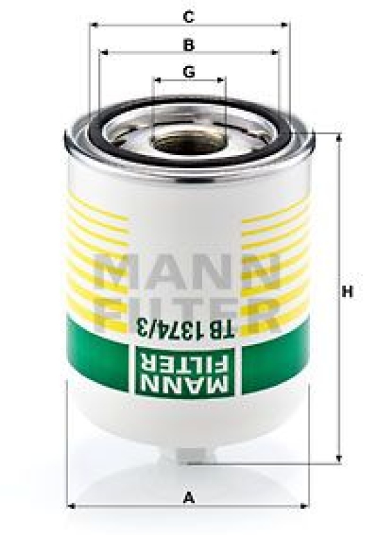 MANN-FILTER Air Dryer Cartridge, compressed-air system