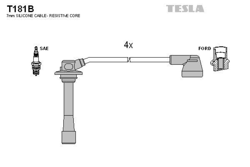 TESLA Ignition Cable Kit