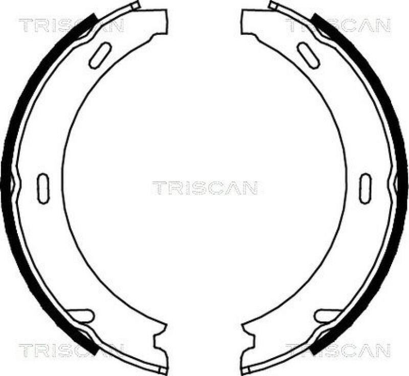 TRISCAN Brake Shoe Set