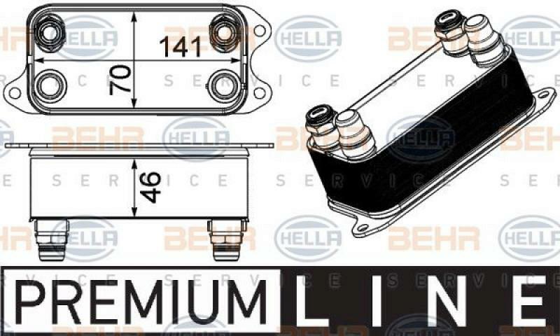 HELLA &Ouml;lk&uuml;hler, Automatikgetriebe BEHR HELLA SERVICE *** PREMIUM LINE ***