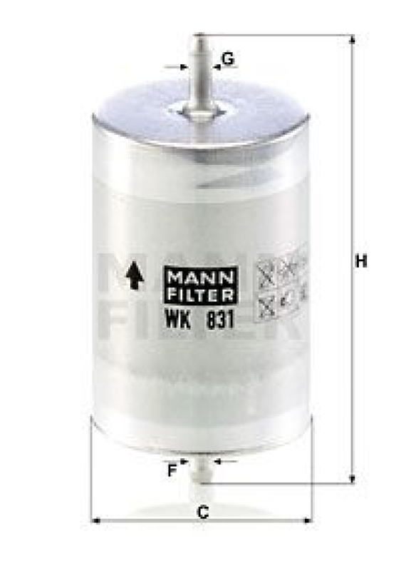 MANN-FILTER Kraftstofffilter