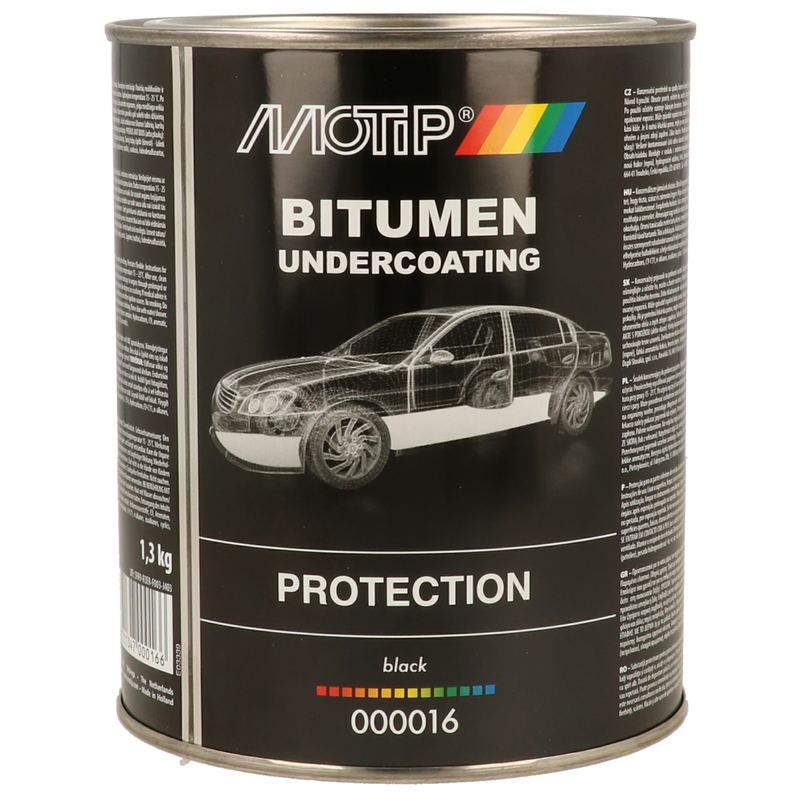 MOTIP Unterbodenschutz Unterbodenschutz Bitumen schwarz 1.3 kg