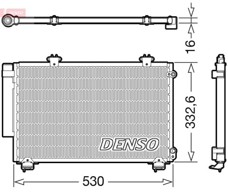 DENSO Condenser, air conditioning