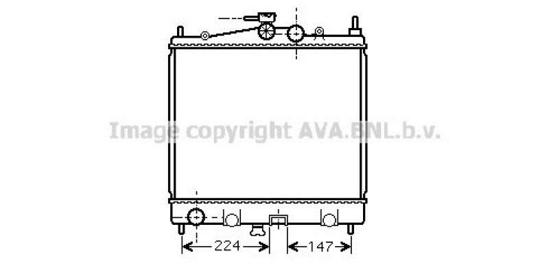 AVA QUALITY COOLING Kühler, Motorkühlung