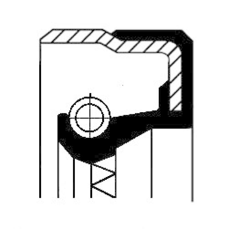 CORTECO Shaft Seal, automatic transmission