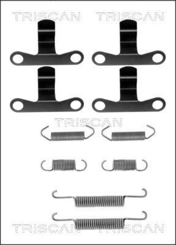 TRISCAN Accessory Kit, parking brake shoes