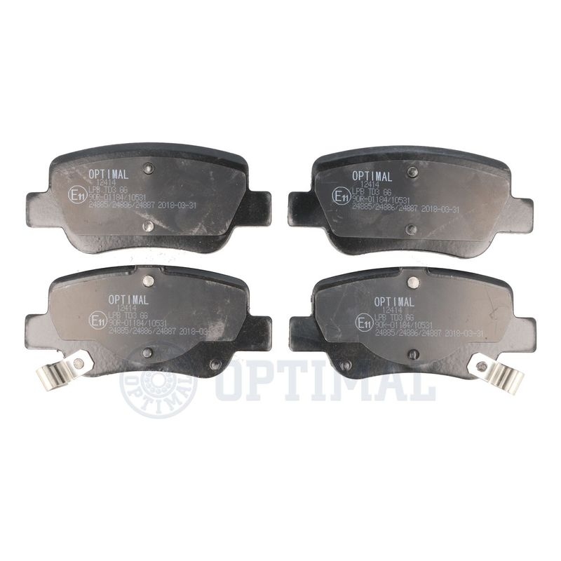 OPTIMAL Brake Pad Set, disc brake