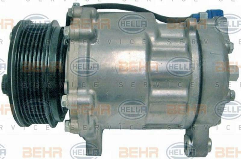 HELLA Compressor, air conditioning BEHR HELLA SERVICE Version ALTERNATIVE