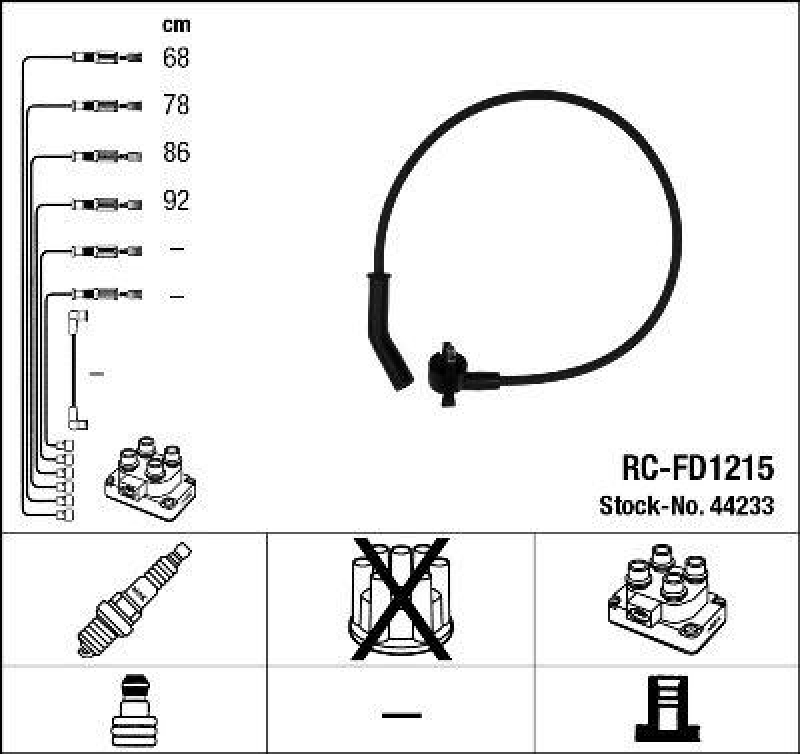 NGK Ignition Cable Kit