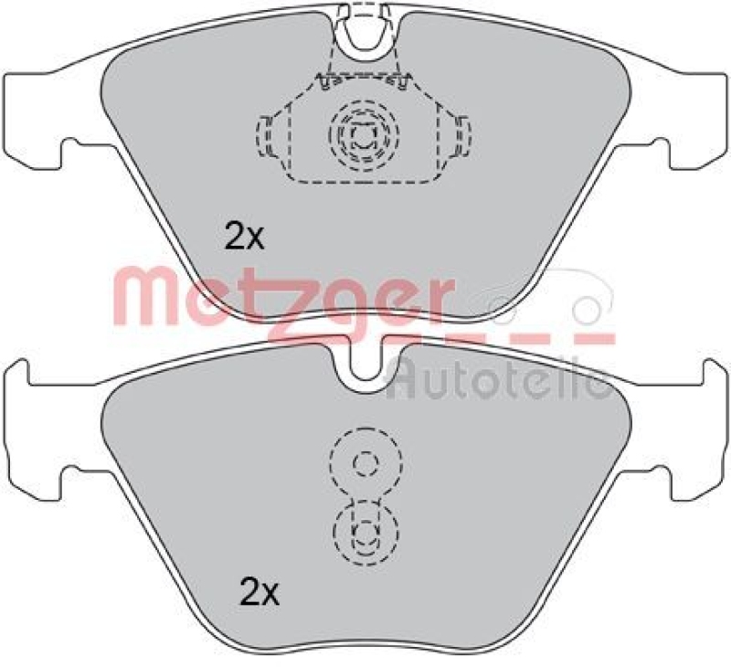 METZGER Brake Pad Set, disc brake