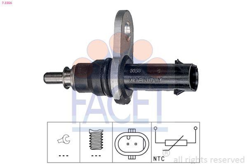 FACET Sensor, Kraftstofftemperatur Made in Italy - OE Equivalent