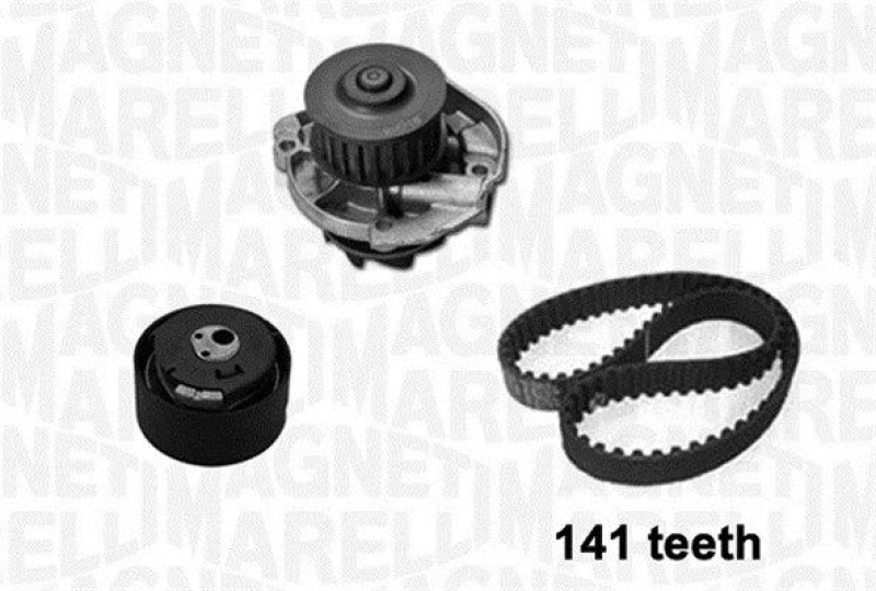 MAGNETI MARELLI Water Pump & Timing Belt Kit