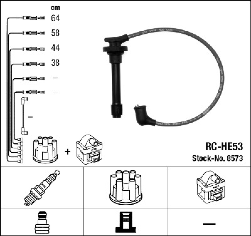 NGK Ignition Cable Kit