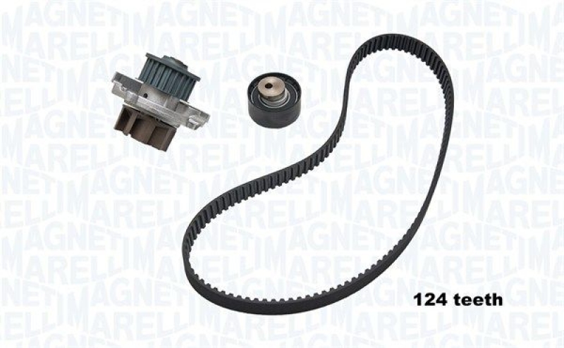 MAGNETI MARELLI Wasserpumpe + Zahnriemensatz