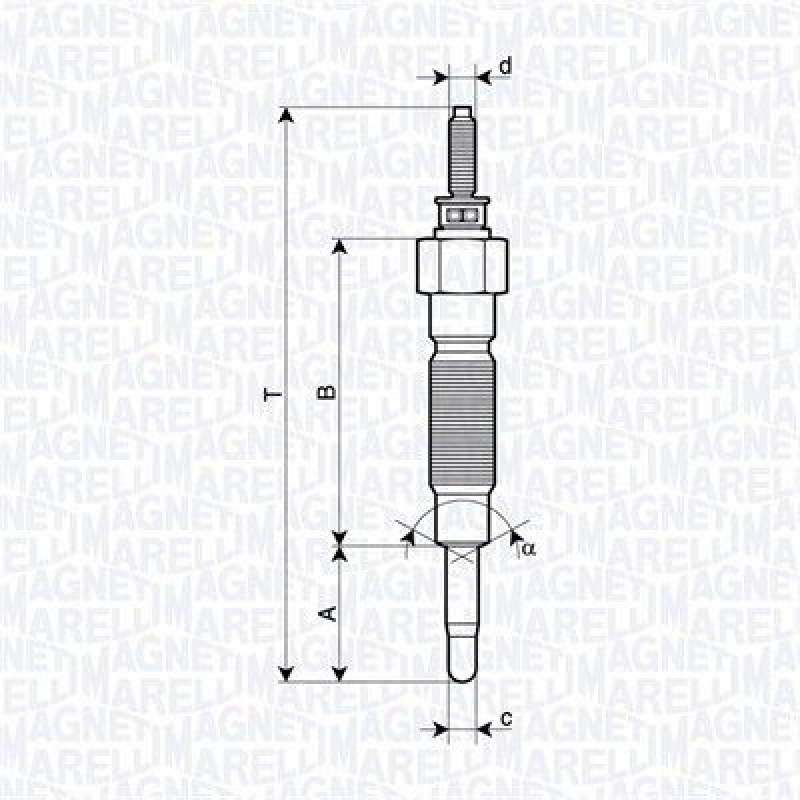 MAGNETI MARELLI Glühkerze