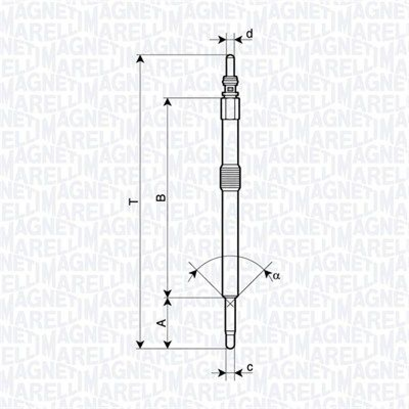 MAGNETI MARELLI Glow Plug