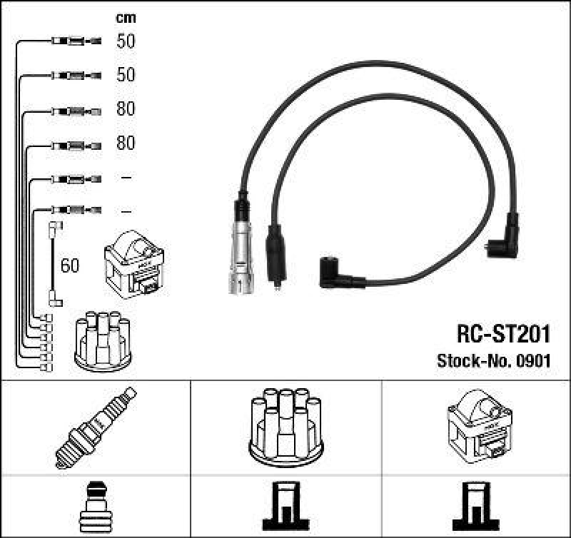 NGK Ignition Cable Kit