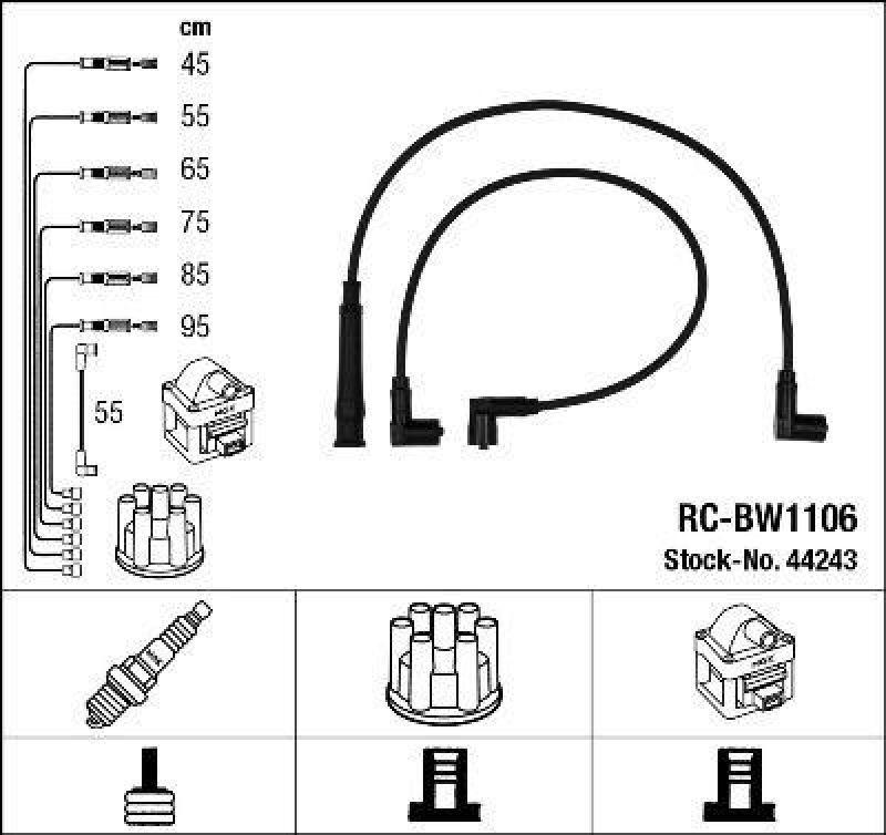 NGK Ignition Cable Kit