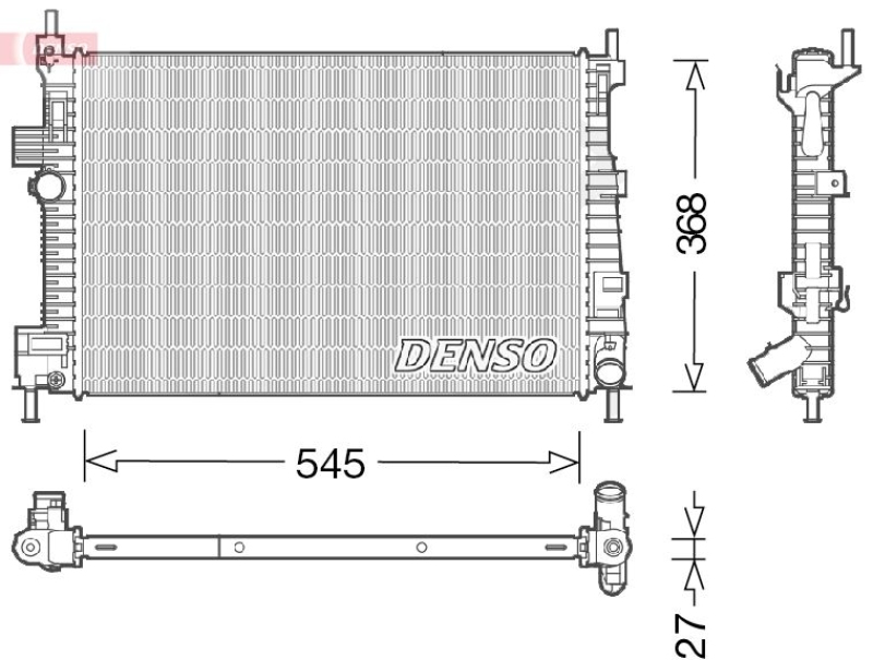 DENSO Radiator, engine cooling