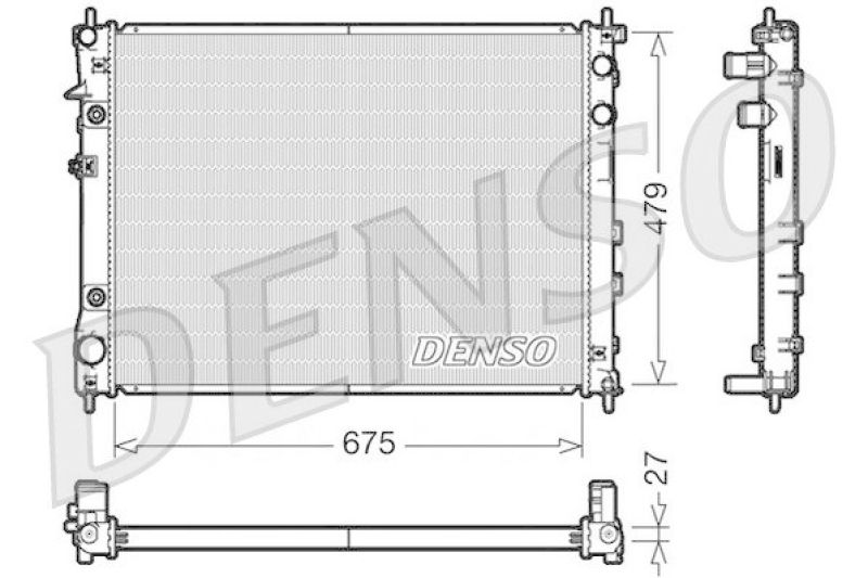 DENSO Radiator, engine cooling