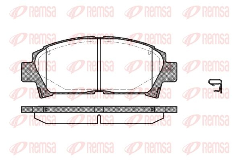 KAWE Brake Pad Set, disc brake