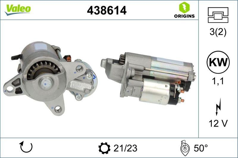 VALEO Starter VALEO ORIGINS NEW OE TECHNOLOGIE