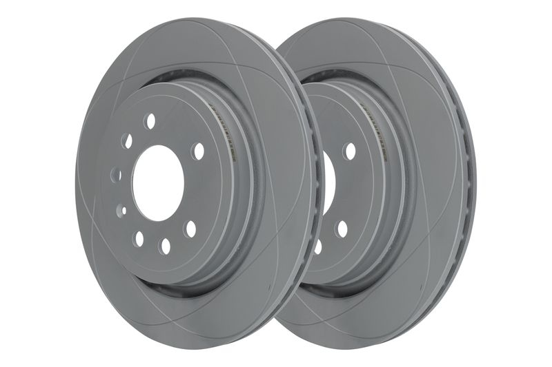 ATE beschichtet Powerdisc +Bremsbeläge hinten 292mm passend für Fiat Croma 1.9 D