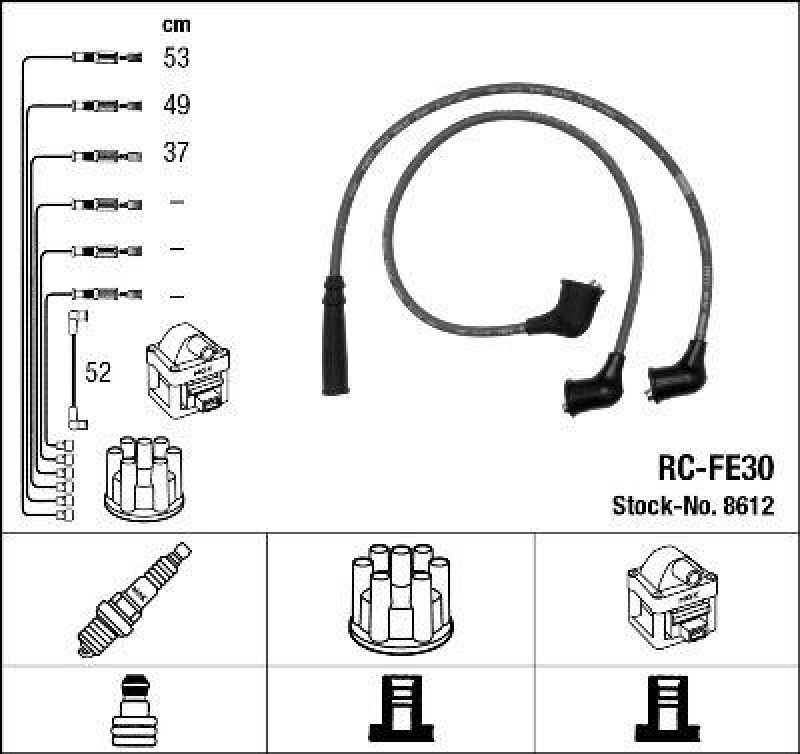 NGK Ignition Cable Kit