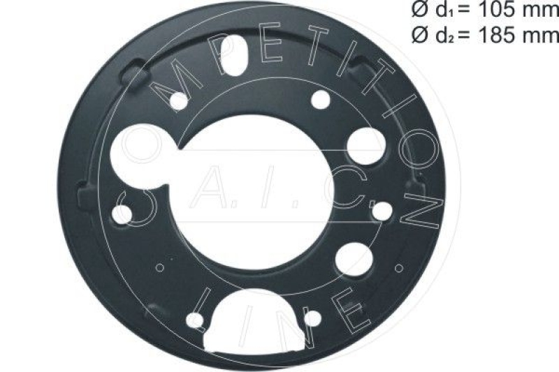 AIC Splash Panel, brake disc Original AIC Quality