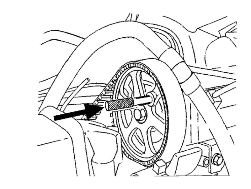 HAZET Retaining Tool, camshaft Camshaft sprocket holding tool