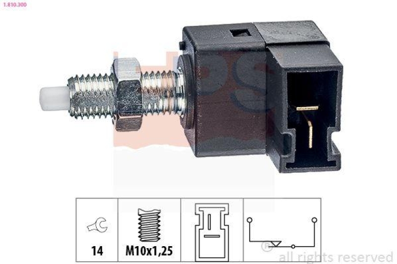 EPS Bremslichtschalter Made in Italy - OE Equivalent