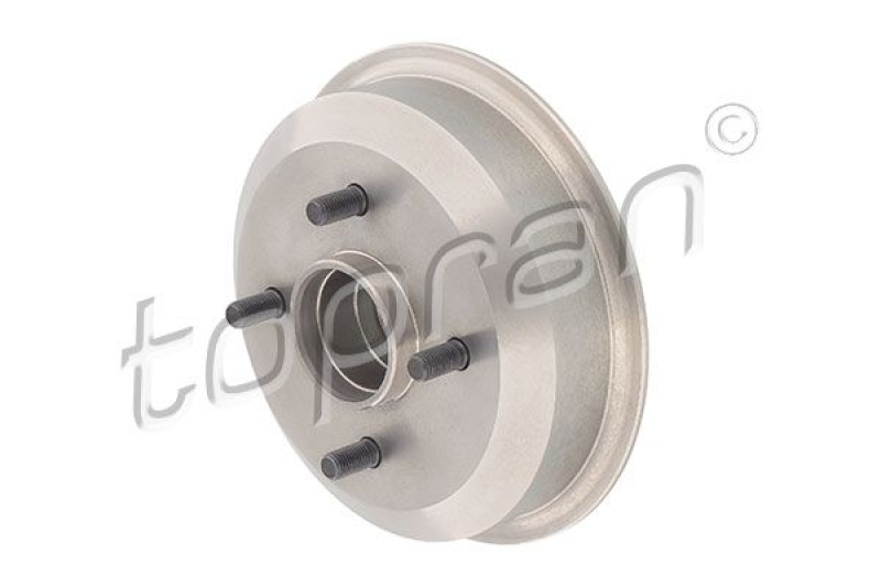 2x TOPRAN Brake Drum