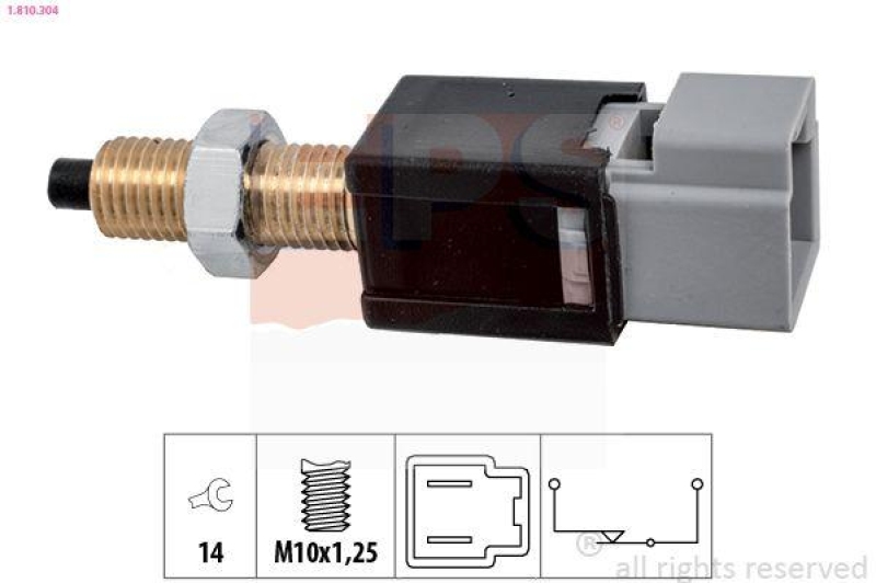 EPS Bremslichtschalter Made in Italy - OE Equivalent