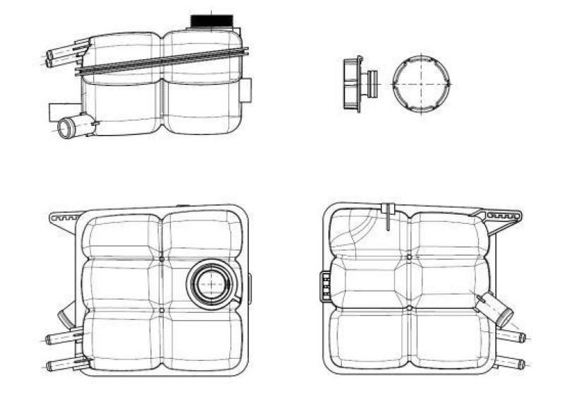 NRF Expansion Tank, coolant EASY FIT