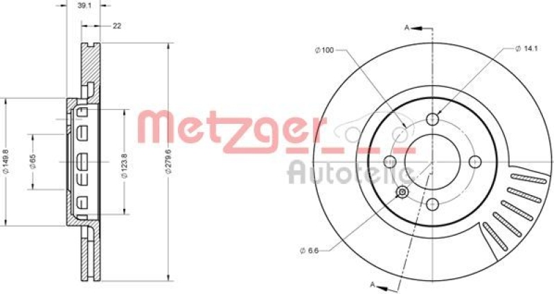 METZGER BREMSSCHEIBEN + METZGER BREMSBELÄGE