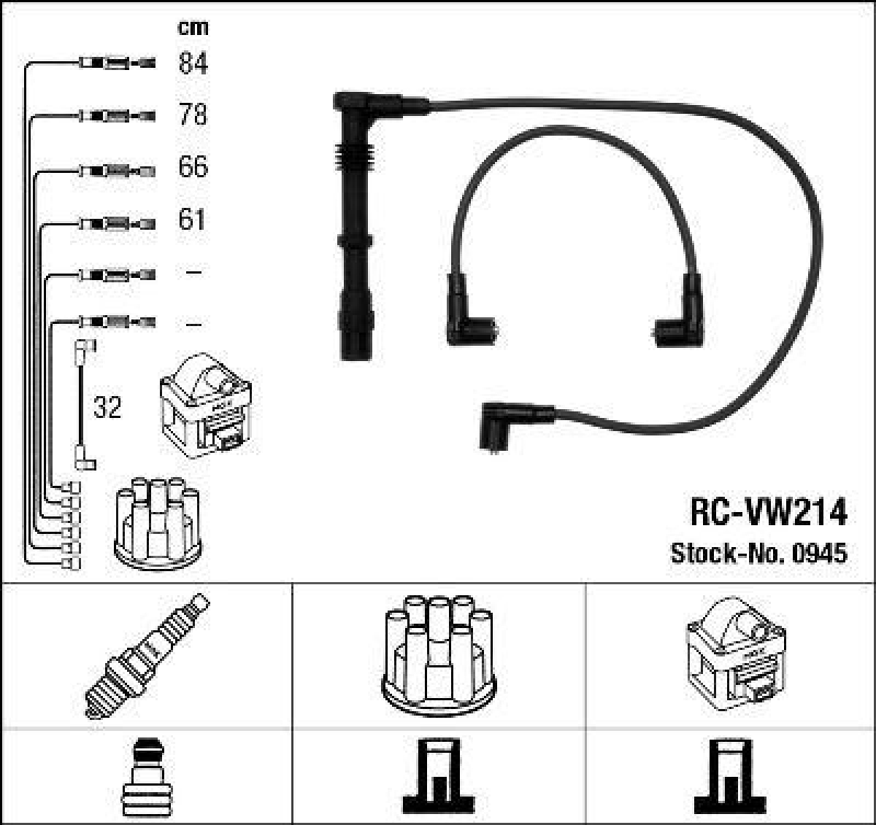 NGK Ignition Cable Kit